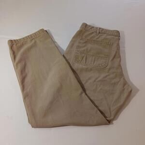 Carhartt B299 GKH Men's Beige Cotton Canvas Relaxed Fit Carpenter Pants Sz 34×32